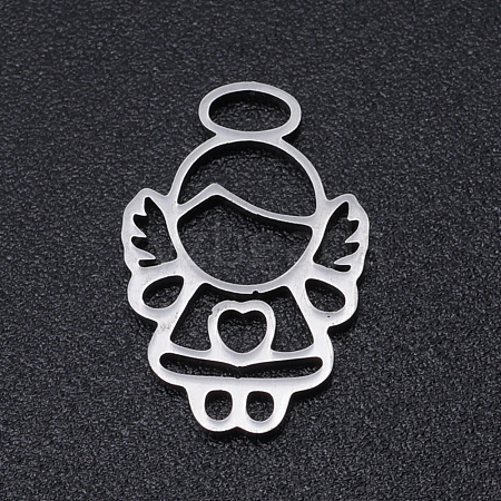 Non-Tarnish 201 Stainless Steel Laser Cut Pendants STAS-S105-T888-1-1