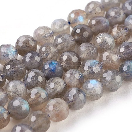 Natural Labradorite Beads Strands G-O176-04B-1