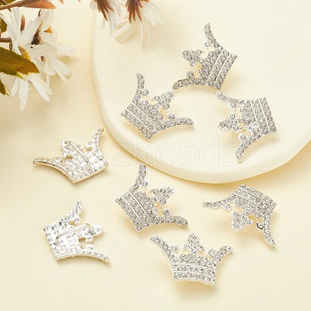 Alloy Rhinestone Slide Charms RB-S048-22-1