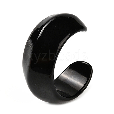 Resin Cuff Bangles for Women BJEW-G356-02B-1