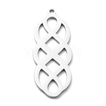 Non-Tarnish 304 Stainless Steel Pendants STAS-D036-08P-1