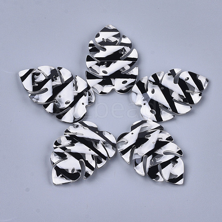 Cellulose Acetate(Resin) Big Pendants KY-S158-14B-1