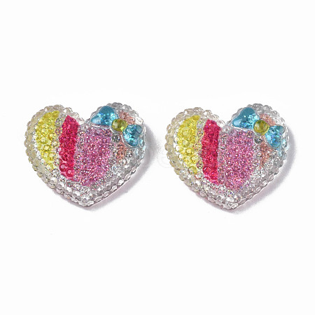 Transparent Resin Cabochons CRES-N034-12-1