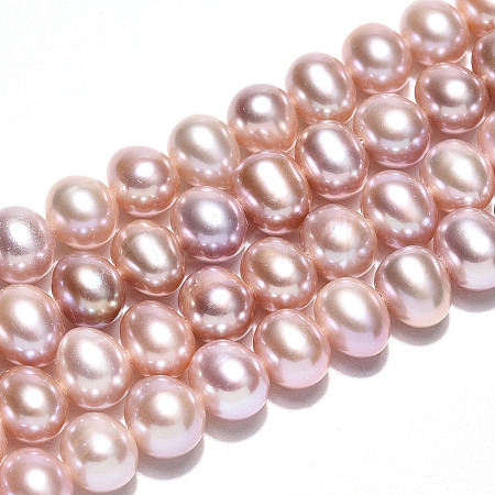 Natural Cultured Freshwater Pearl Beads Strands PEAR-N016-07B-02-1