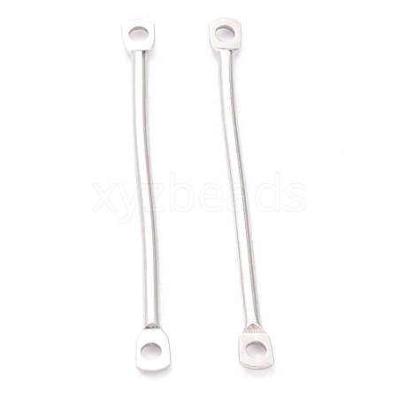 Non-Tarnish 201 Stainless Steel Links Connectors X-STAS-B011-01A-P-1