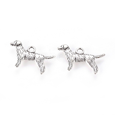 Tibetan Style Alloy Puppy Pendants LS-LF9881Y-NF-1