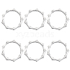6Pcs Alloy Napkin Rings AJEW-CP0009-05S-1