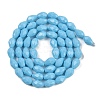 Opaque Solid Color Beads Strands EGLA-N013-P8mm-D10-2