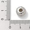 Rack Plating Brass Micro Pave Cubic Zirconia Beads KK-L224-017P-3