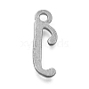 Alloy Letter Pendants PALLOY-J718-01C-J-2