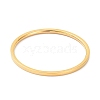 1mm Polished Plain Dome Finger Ring for Girl Women RJEW-C012-02E-G-2