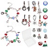 SUNNYCLUE DIY Christmas Bracelet Making Kits DIY-SC0018-84-1