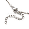 Non-Tarnish 304 Stainless Steel Ball Chain Necklaces NJEW-JN02912-04-3