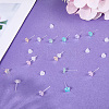 12 Pairs 6 Colors Resin Stud Earrings EJEW-SP0001-13-3