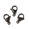 Ion Plating(IP) 304 Stainless Steel Lobster Claw Clasps STAS-AB12-B-1