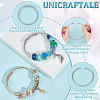 Unicraftale 12Pcs 2 Colors 304 Stainless Steel Twist Round Cuff Bangles Set BJEW-UN0001-48-5