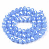 Electroplate Glass Beads Strands EGLA-A034-J8mm-A11-3