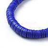 Polymer Clay Heishi Beads Beads Stretch Bracelets BJEW-JB04449-4