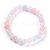 Dyed Natural Jade Beads Stretch Bracelets BJEW-G633-B-21-1