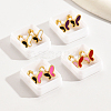 Fashionable Vintage Butterfly Drop Oil Stainless Steel Women's Ear False Plugs ER2063-1