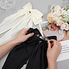 Cloth Big Bowknot Hair Barrettes AJEW-CP0008-41B-02-3