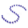 Handmade Electroplate Glass Beaded Chains AJEW-JB00529-07-2