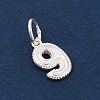 Number Series 925 Sterling Silver Charms STER-Q002-01J-3