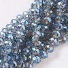 Electroplate Glass Beads Strands LS-EGLA-D020-10x8mm-59-1