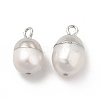 Natural Pearl Pendants PEAR-P004-45P-2