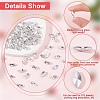 Fingerinspire 100Pcs Pointed Back Glass Rhinestone Cabochons RGLA-FG0001-05A-4