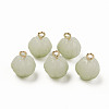 Two Tone Spray Painted Glass Pendants GLAA-Q092-05A-1