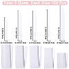 CRASPIRE 500Pcs 5 Style Perfume Paper Test Strips DIY-CP0009-88-2