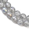 Crackle Czech Pressed Glass Beads GLAA-I061-17-3