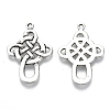Chinese Knot Tibetan Style Pendants TIBEP-A5642-AS-RS-1