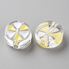 Transparent Enamel Acrylic Beads TACR-S155-005D-2