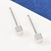 Brass Stud Earrings for Women EJEW-G441-05A-P-1