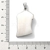 304 Stainless Steel Pendants STAS-Z098-14AS-3