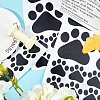 Waterproof Dog Paw Prints Pattern Paper Stickers DIY-WH0175-10-4