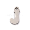 Non-Tarnish 201 Stainless Steel Charms STAS-U016-01P-J-1