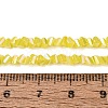 Electroplate Opaque Glass Beads Strands EGLA-Q139-01A-C12-4