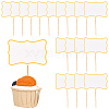 1 Set Paper Blackboard Cake Toppers AJEW-SC0003-84B-1