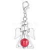 Alloy Angel Pendant Decorations KEYC-PW0009-04D-1