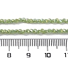 Electroplate Glass Beads Strands EGLA-H107-01A-A01-4