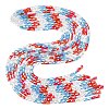 Electroplate Glass Beads Strands EGLA-D300-05-17-2