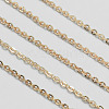 Brass Cable Chains X-CHC-I009-RG-NF-1