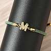 Adjustable Nylon Cord Bracelets X-BJEW-C096-01G-13-3