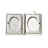 304 Stainless Steel Diffuser Locket Pendants for Teachers' Day STAS-K002-03P-4