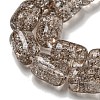 Transparent Crackle Glass Beads Strands X-GLAA-NH0001-04E-3