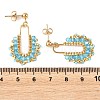 304 Stainless Steel Stud Earrings EJEW-MZ00756-01-5