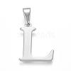 Tarnish Resistant 304 Stainless Steel Pendants STAS-F106-95P-L-1